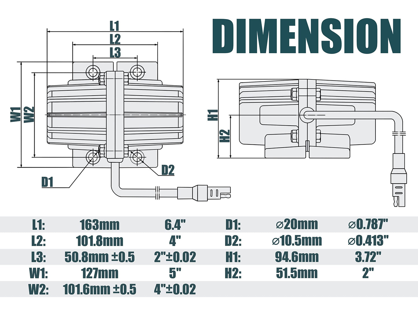 AmbitionMotor Salt & Sand Vibrator 200LBS 80W DC 12V for Buyers Karrier Cougar SnowEx Trynex Meyers Spreaders