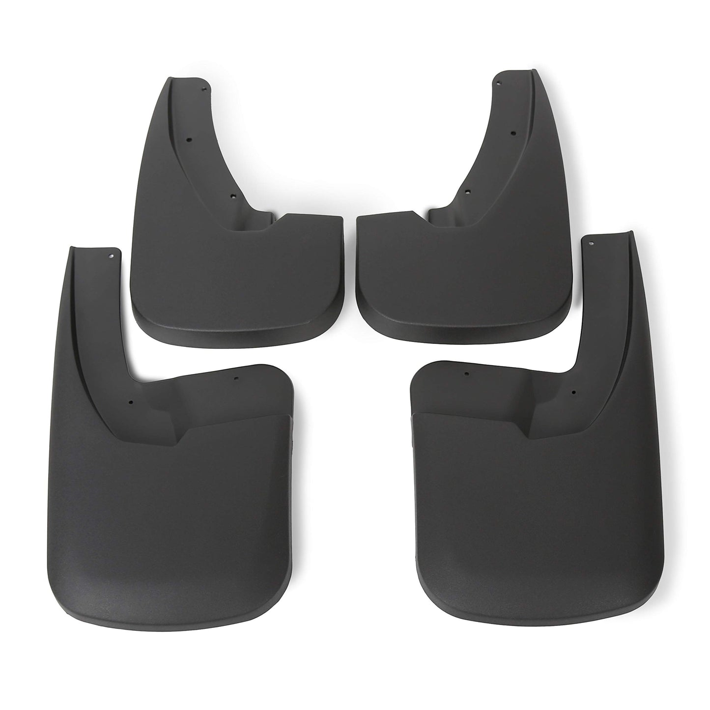 ECOTRIC Mud Flaps Guards Compatible with 2009-2018 Dodge Ram 1500 2500 3500 with Fender Flares Replacement for 82214137 Front & Rear Splash Guards