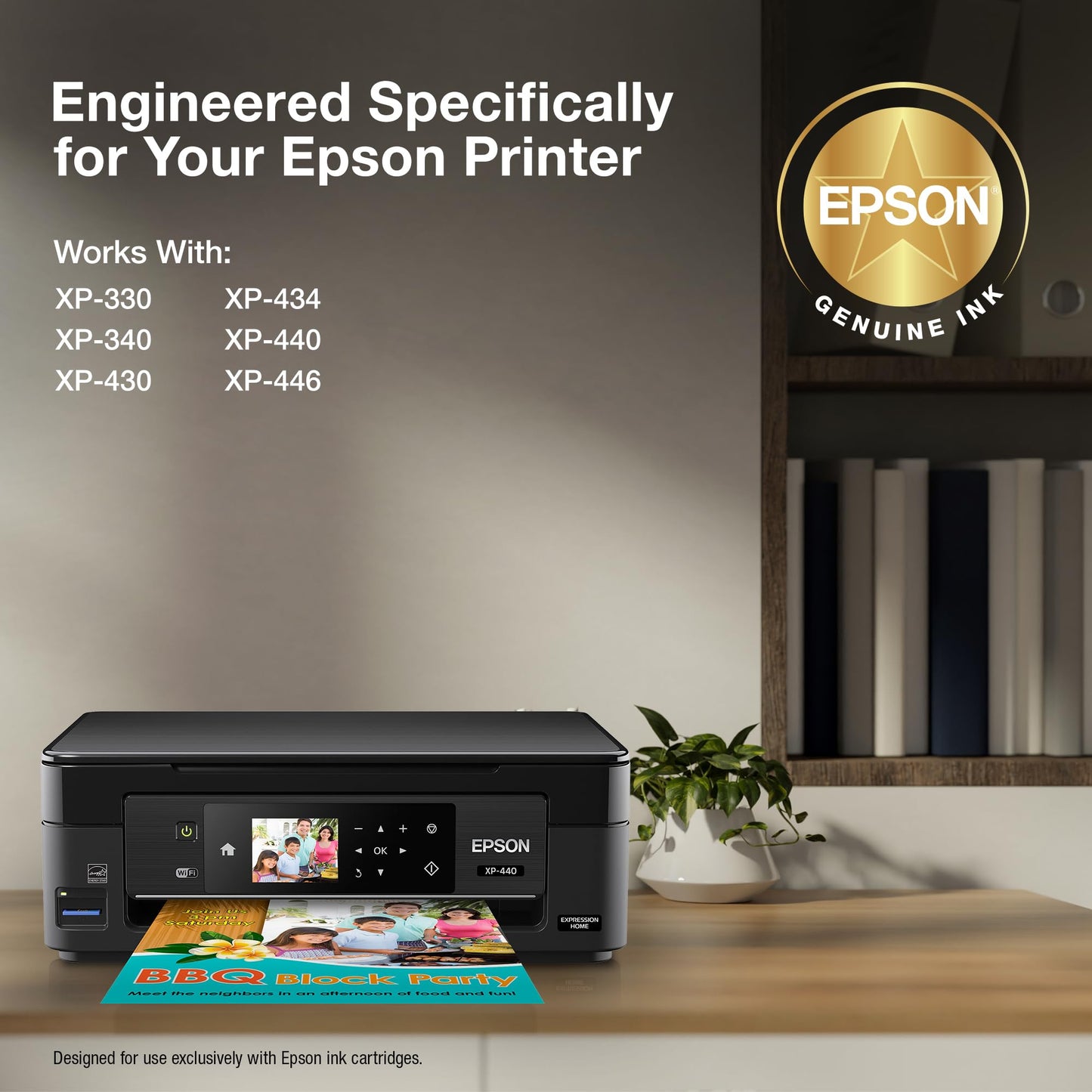 EPSON 288 DURABrite Ultra Ink High Capacity Cyan Cartridge (T288XL220-S) Works with Expression XP-330, 430, 434, 340, 440, 446