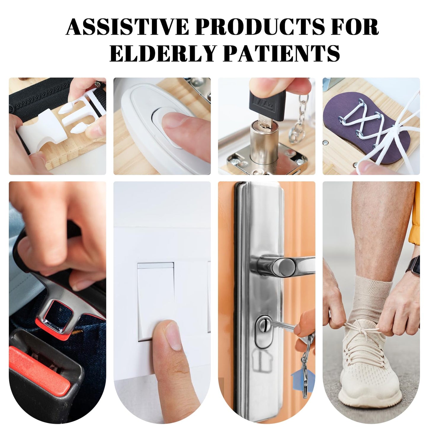 Fidget Busy Board for Adults with Dementiam Activities for Seniors, Calming Activities and Games for Autism Sensory Products, Assistance Products Elderly Patients, Gift Toys for Alzheimers Autism