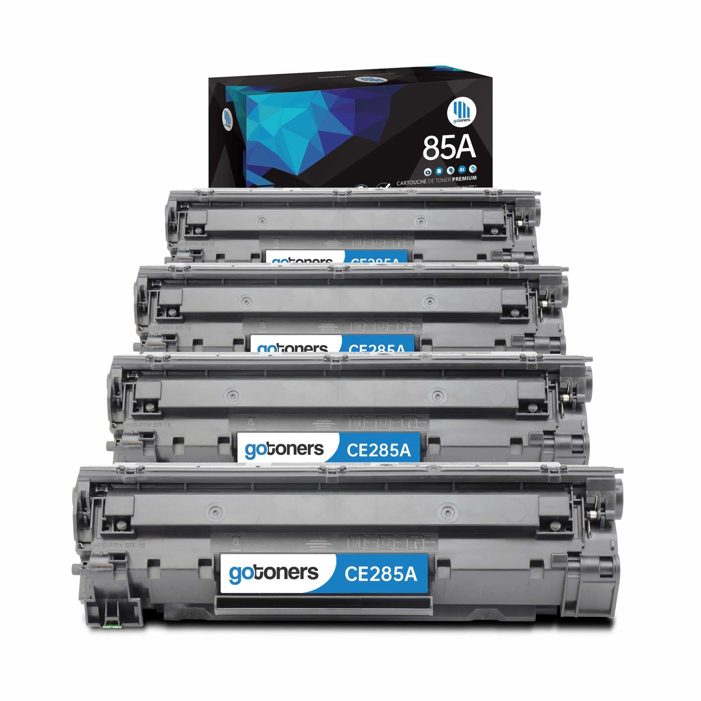Gotoners 4PK Compatible Replacement Toner Cartridge HP 85A 285A for HP LaserJet P1102w P1109w M1217nfw M1212nf HP Laser Jet Pro 1102w M1217 P1102 P1109 Printer Ink