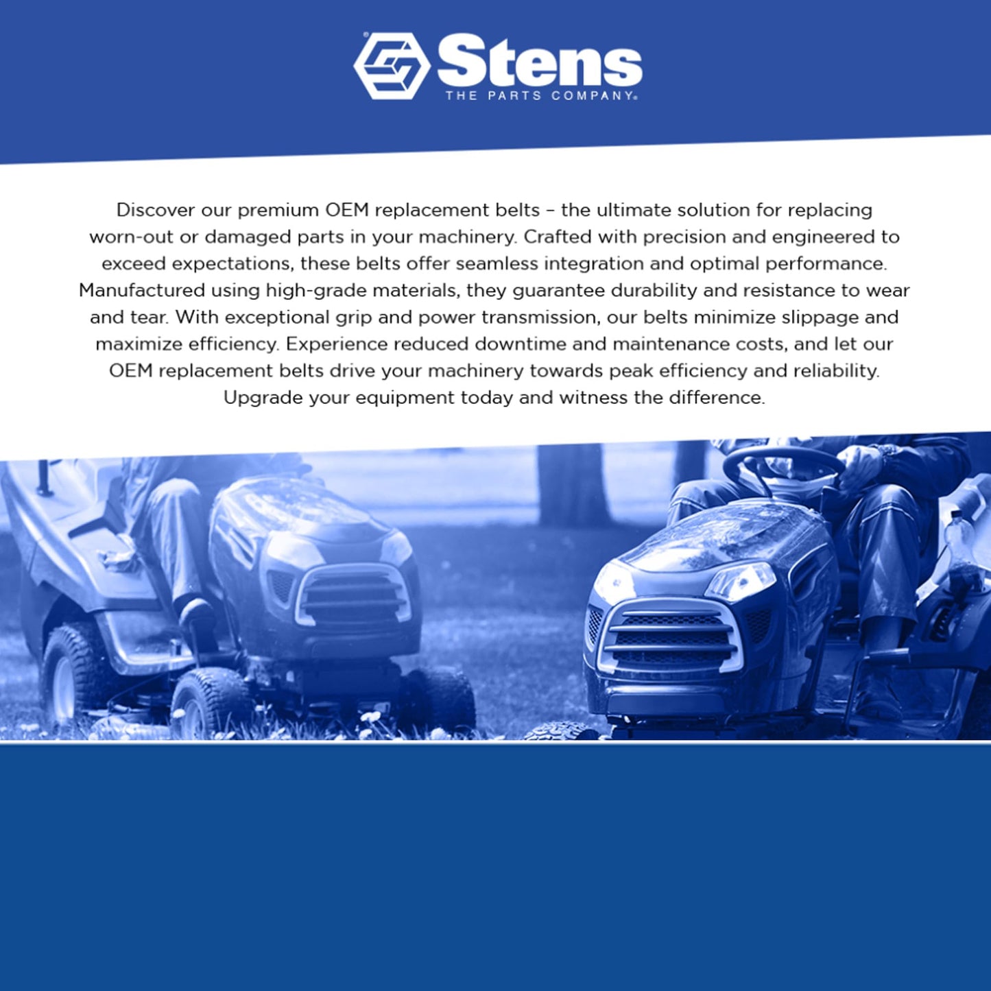 Stens 265-182 OEM Replacement Belt, AYP 408007, 38" Length
