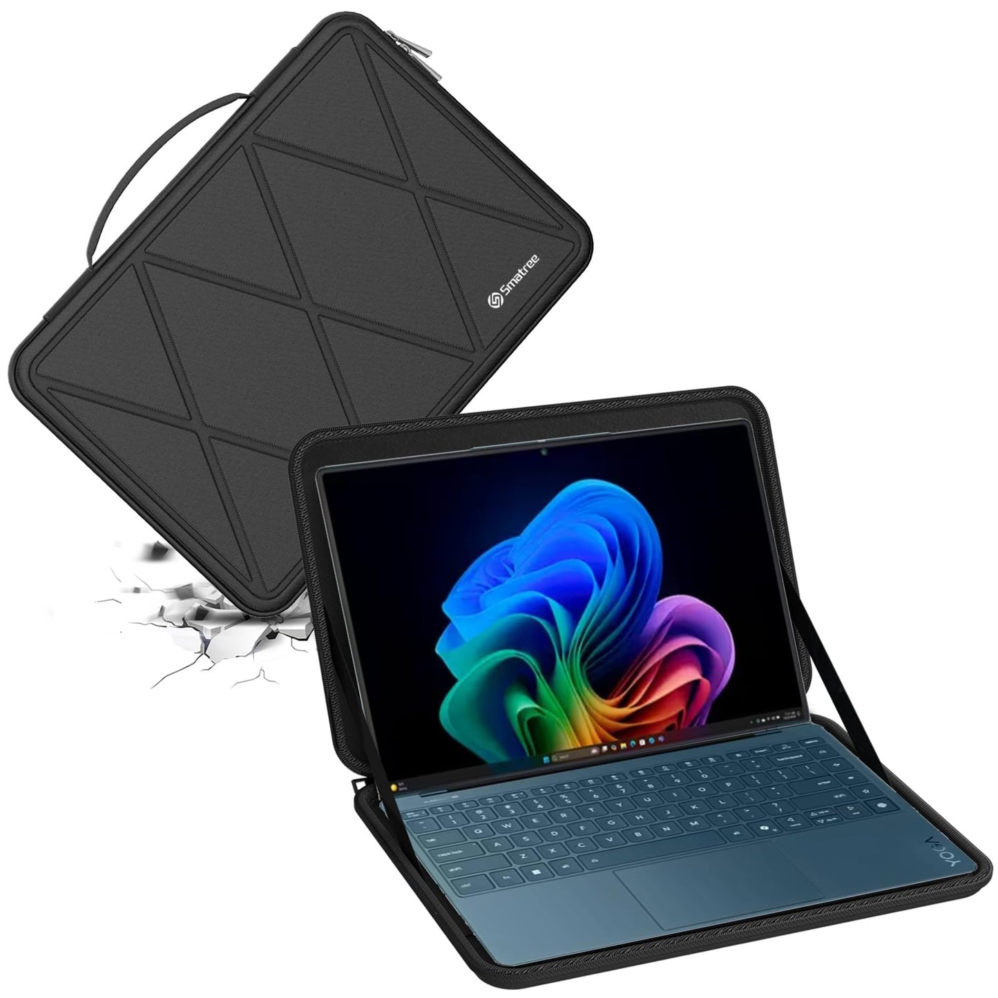 Smatree Hard EVA Protective Sleeve Case Compatible for 14 inch Lenovo Yoga 7i 2-in-1, ThinkPad P14s Gen 3, for 14.5 inch Lenovo Yoga Pro 7 Laptop Notebook Bag (X8255T)