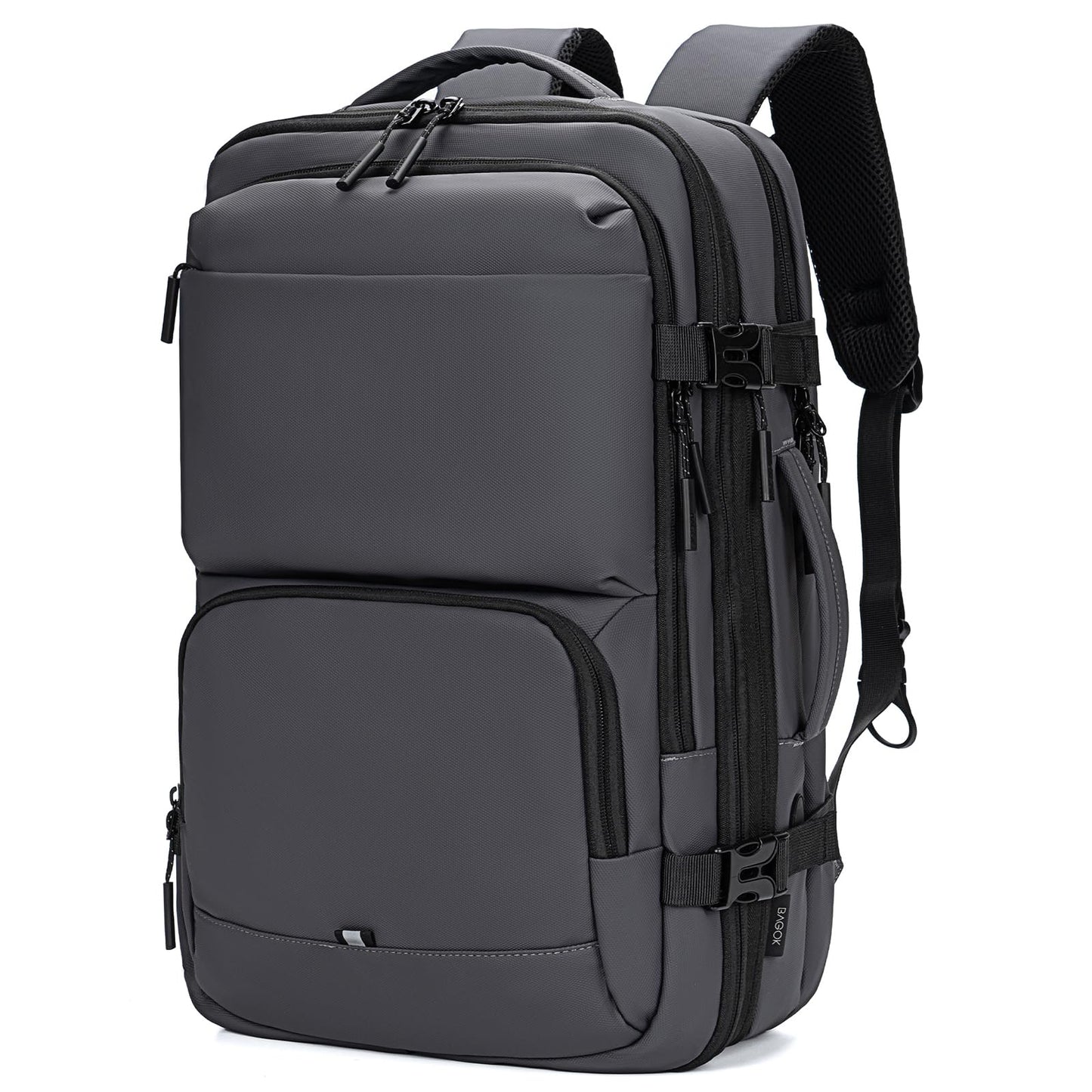 BAGOK Carry On Travel Backpack, 35L-40L Expandable Extra Large Airline Approved,Lightweight Daypack for Men and Women