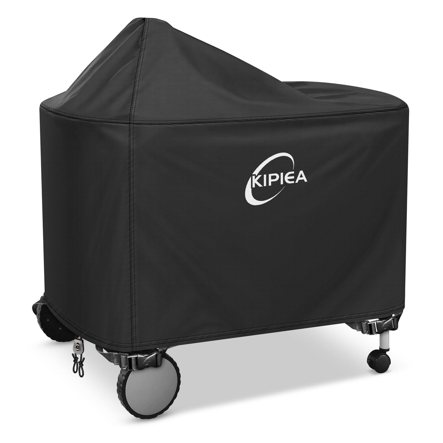 Kipiea 500D Heavy Duty Grill Cover for Weber 22 Inch Premium Charcoal and Smart Charcoal Grill - Performer Grill Cover with 4 Buckles, Wind Resistant Anti UV & No Tears (49" W X 25.5" D X 40" H)