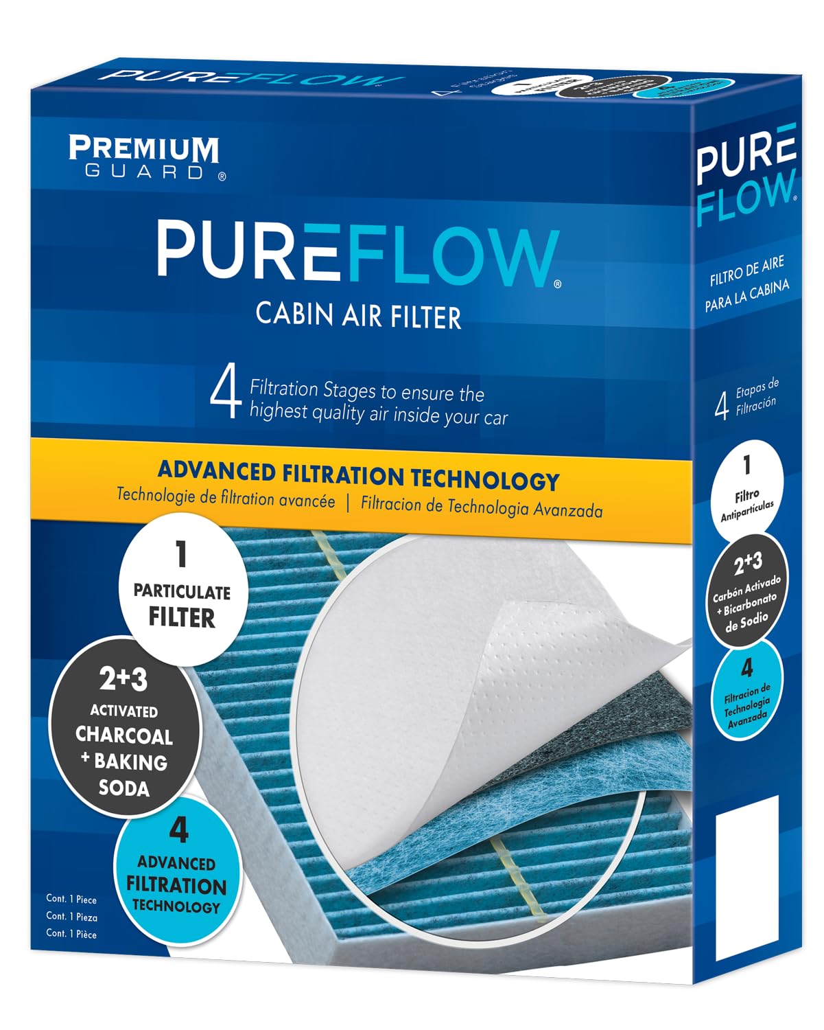 Pureflow Cabin Air Filter PC99594X | Fits 2024-22 Kia EV6, 2023 Niro, 2023-22 Hyundai Tucson, 2023-22 Santa Cruz