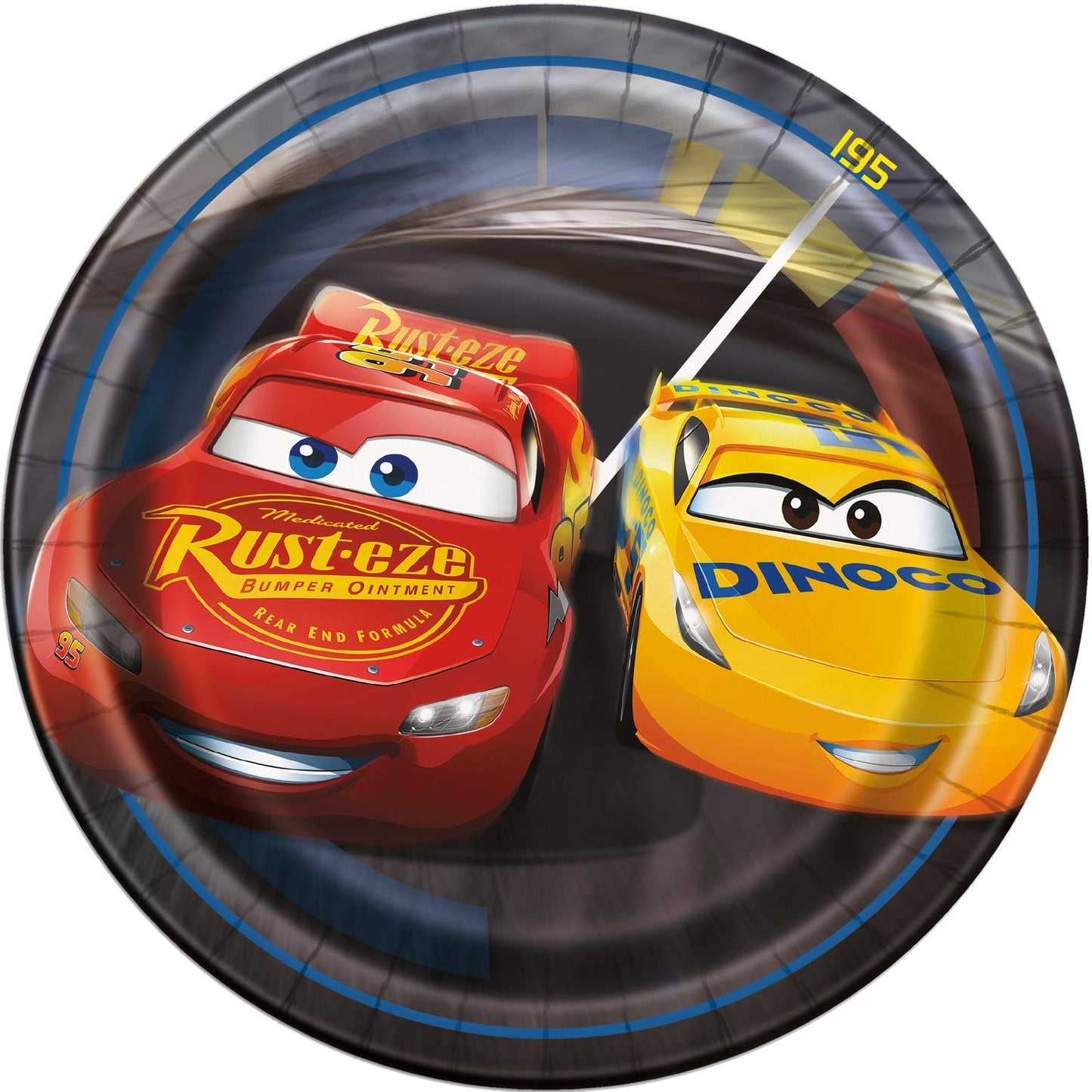 Ultimate Cars Party Bundle – Vibrant, Fun & Exciting Tableware Set for 16: Includes Dinner Plates, Napkins, Cups, Tablecloth & Candles – Perfect for Birthdays & Celebrations…