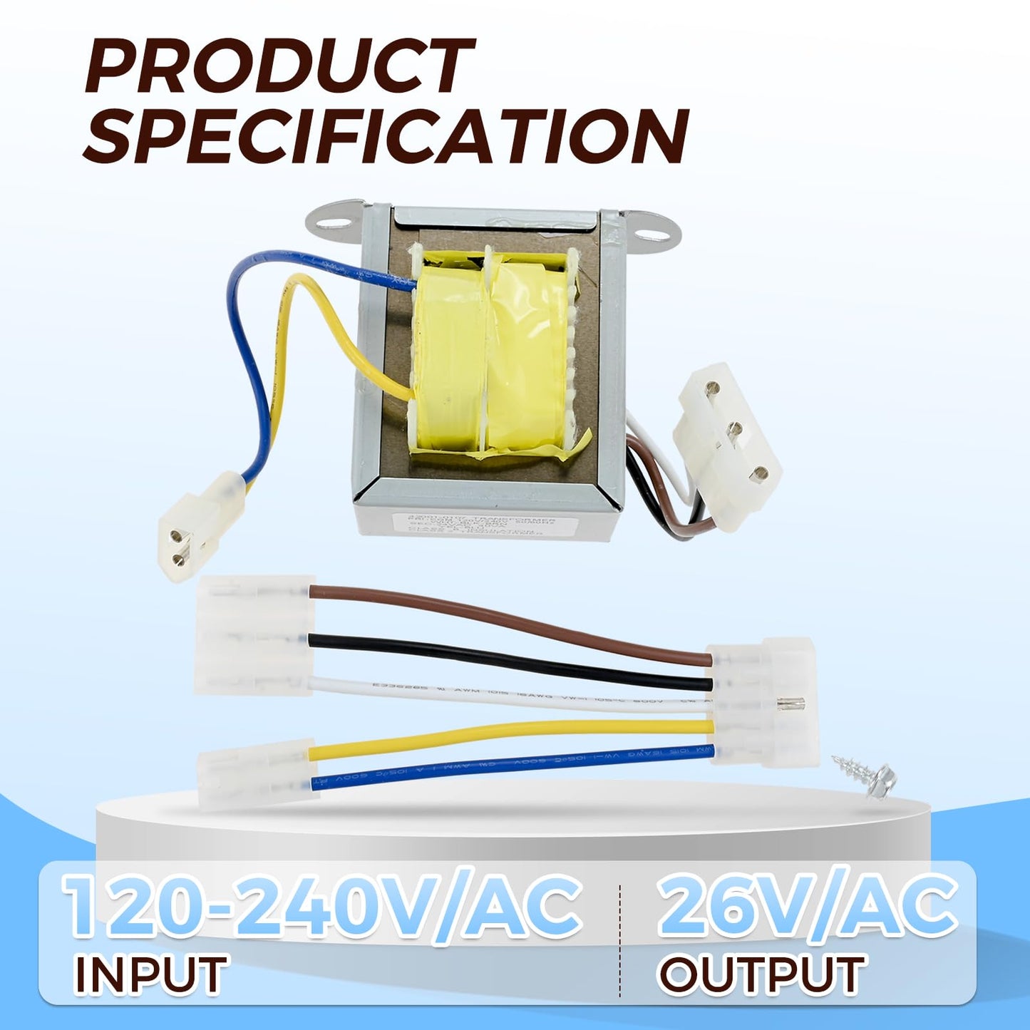 ETERMETA 42001-0107 120-240V Dual Voltage Transformer Kit Compatible with Pen-tair Master-Temp or Sta-rite Pool and Spa Heater Electrical Systems 42001-0107S