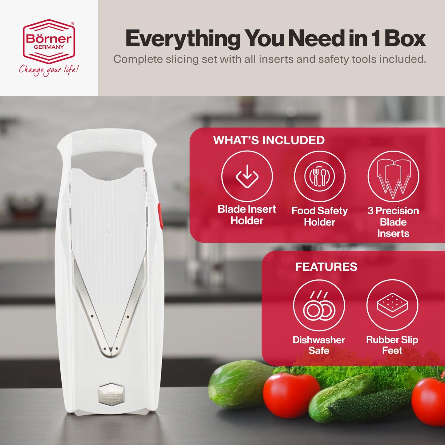 Börner V-7000WH VPower V-Slicer (White)