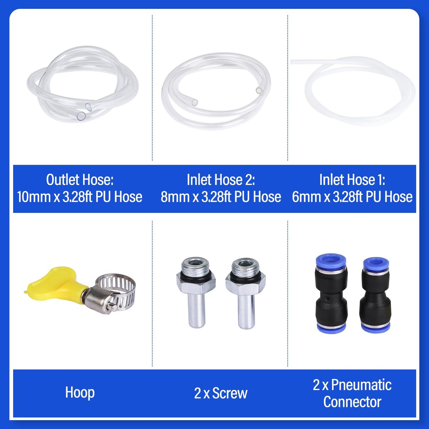 NORJIN 12V 100W Electric Oil Extractor Pump with Tubes, Diesel Fluid Transfer Pump for Car, Marine, RV, Boat, Motorcycle