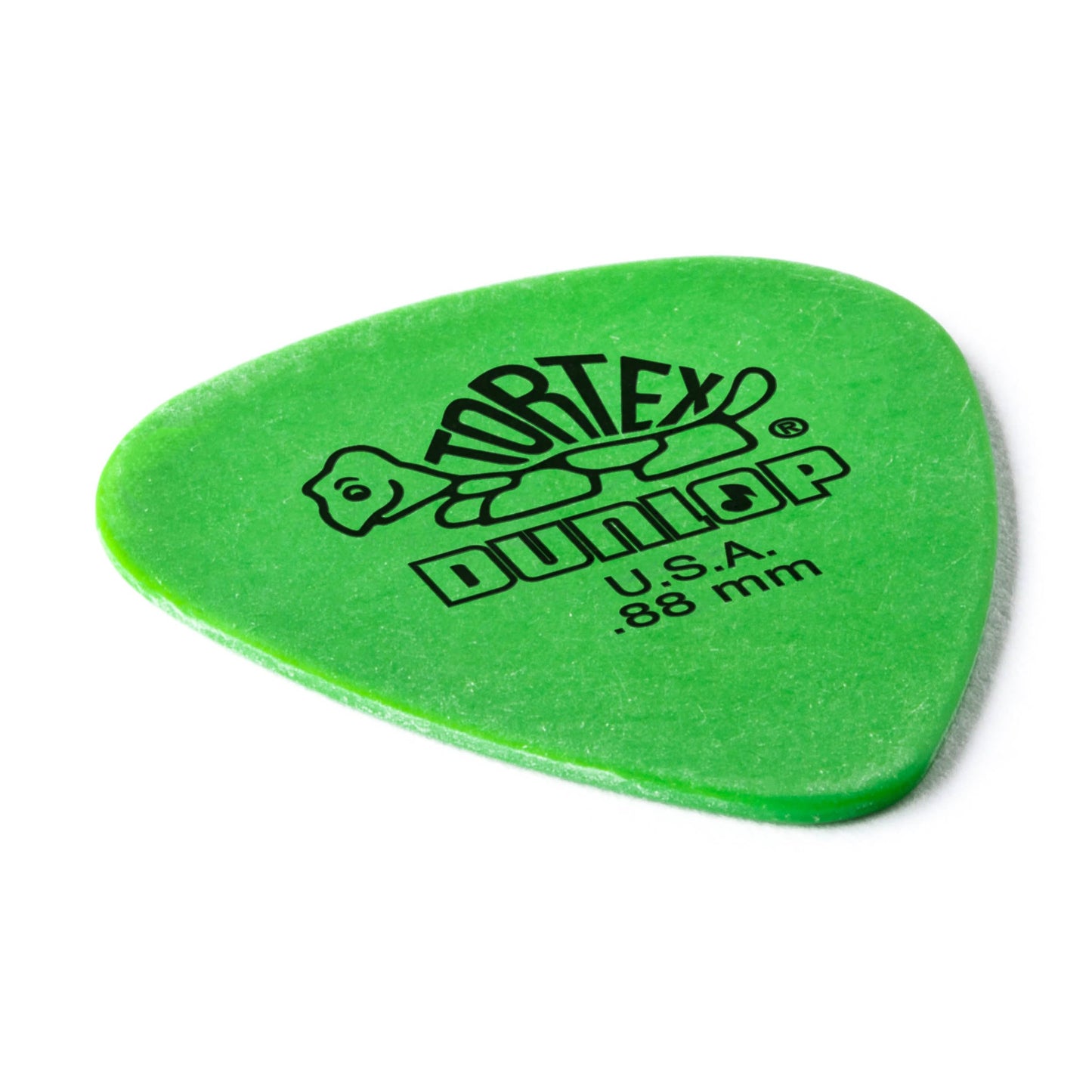 Jim Dunlop Standard Tortex Picks, 72 Pack, Green, .88mm