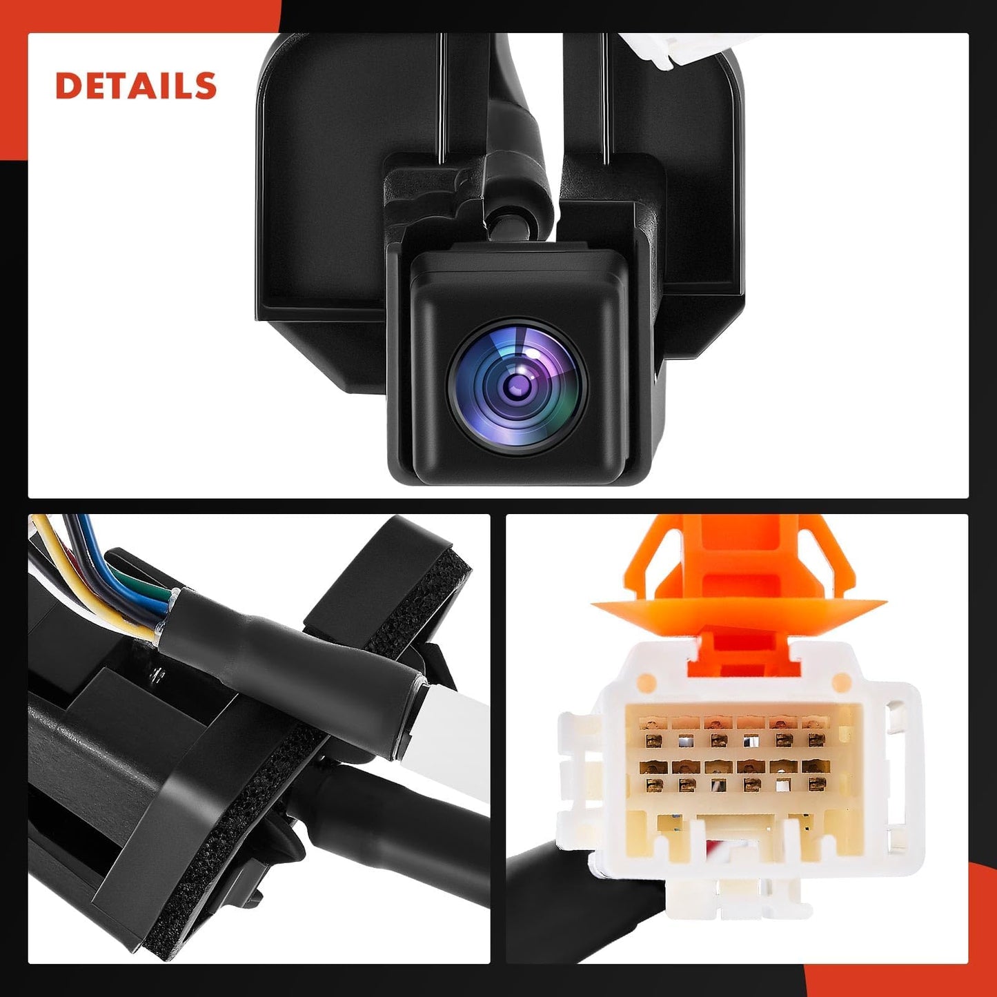 A-Premium Park Assist Camera Rear View Backup Reverse Camera Compatible with Select Honda Models - 2012 2013 CR-V CRV - Replace# 39530T0AA01