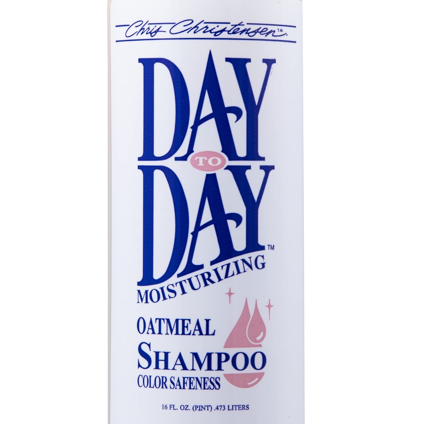 Chris Christensen Day to Day Ultra Concentrated Dog Shampoo, Makes up to 8 Bottles, Groom Like a Professional, Moisturizing, All Coat Types, for Daily Use, Made in USA, 16oz