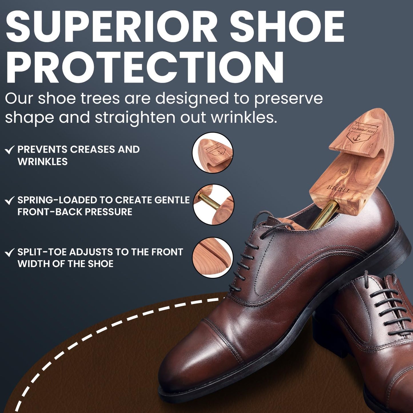 Cedar Shoe Tree, Shoe Trees for Men, Shoe Trees for Women, Shoe Trees for Sneakers, Shoe Widener, Shoe Shaper