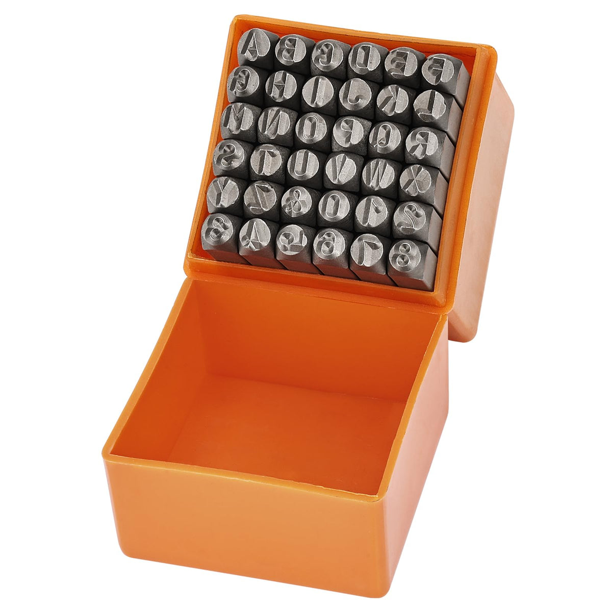 Singring 36PCS Steel Number and Letter Stamp Punch Tool Metal Letter Stamp Punches Set Perfect for Imprinting Metal (6mm)