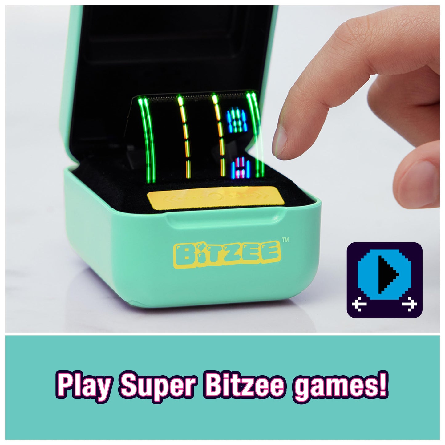 Bitzee, Interactive Toy Digital Pet and Case with 15 Animals Inside, Virtual Electronic Pets React to Touch, Kids’ Toys for Girls and Boys