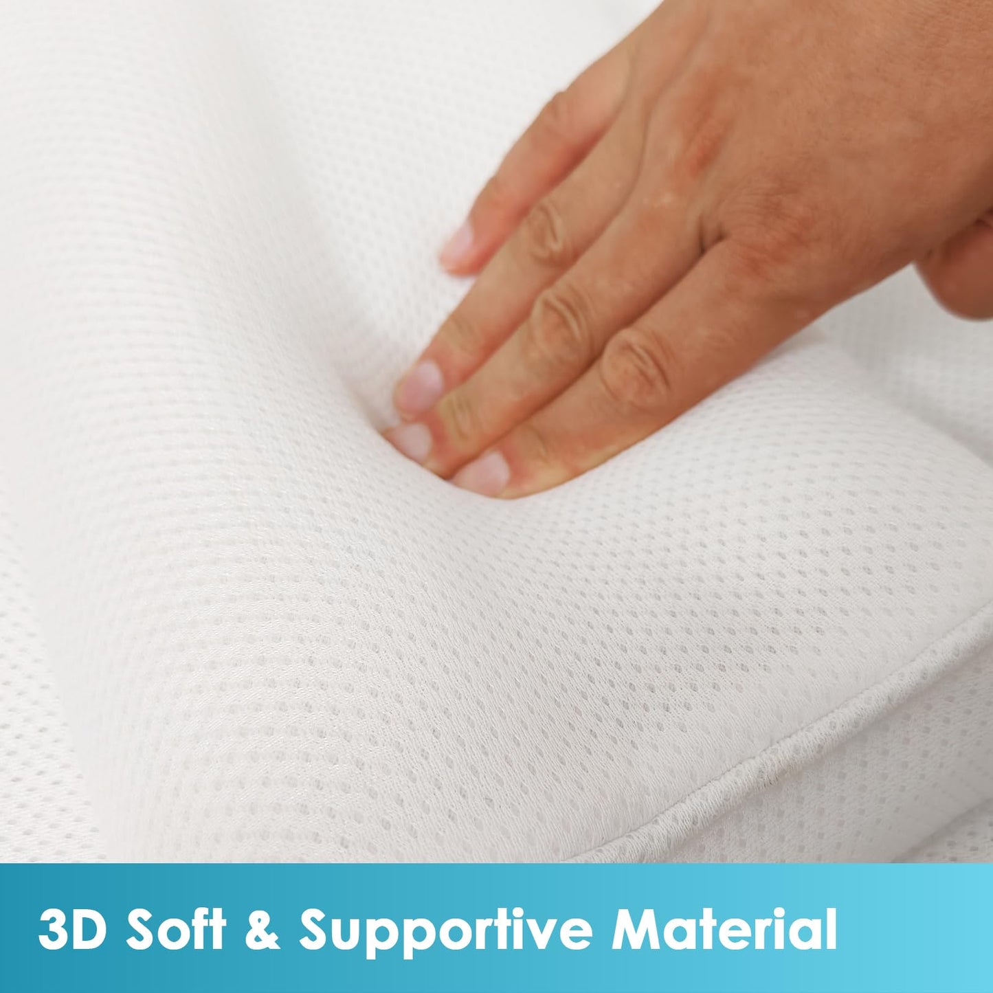 Bath Pillow Full Body, Adjustable Stick Pillow for Waist Support, Head Neck Shoulder Back Rest 11 Suction Cups 3D Mesh Washable…