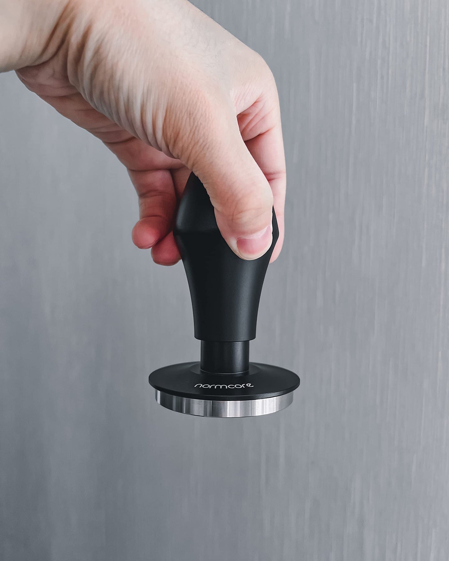 Normcore 53.3mm Spring Loaded Tamper - Espresso Coffee Tamper with Stainless Steel Ripple Base - 15lb / 25lb / 30lbs Replacement Springs - Anodized Aluminum Handle and Stand