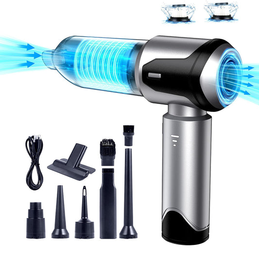 Car Vacuum Cleaner,Handheld car Vacuum Cordless 24000PA Powerful Rechargeable Small Portable Vacuum Cleaner w/ 3 Modes LED Light for Pet Bed Home Office