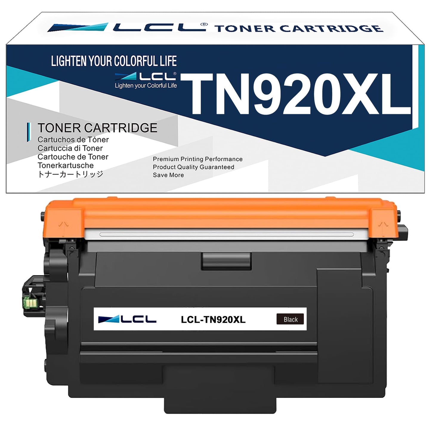 LCL Compatible Toner Cartridge Replacement for Brother TN920 TN920XL High-Yield (1-Pack,Black) for HL-L5210DN HL-L5210DW HL-L5210DWT HL-L5215DW HL-L6210DW HL-L6210DWT HL-L6217DW HL-L6310DW HL-L6415DW