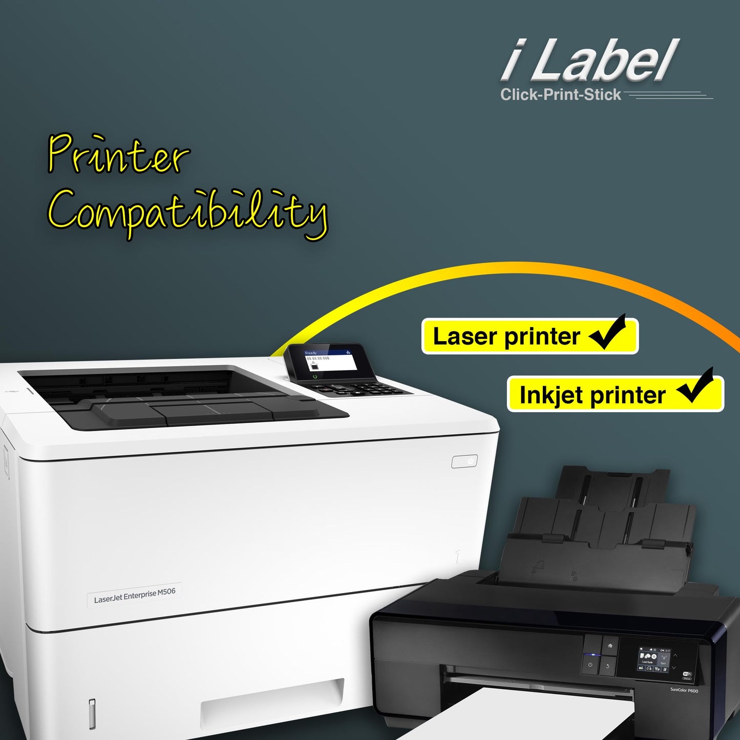 8.5" x 11" Full Sheet Sticker Paper for Laser & Inkjet Printers[600 Sheets,600 Labels]