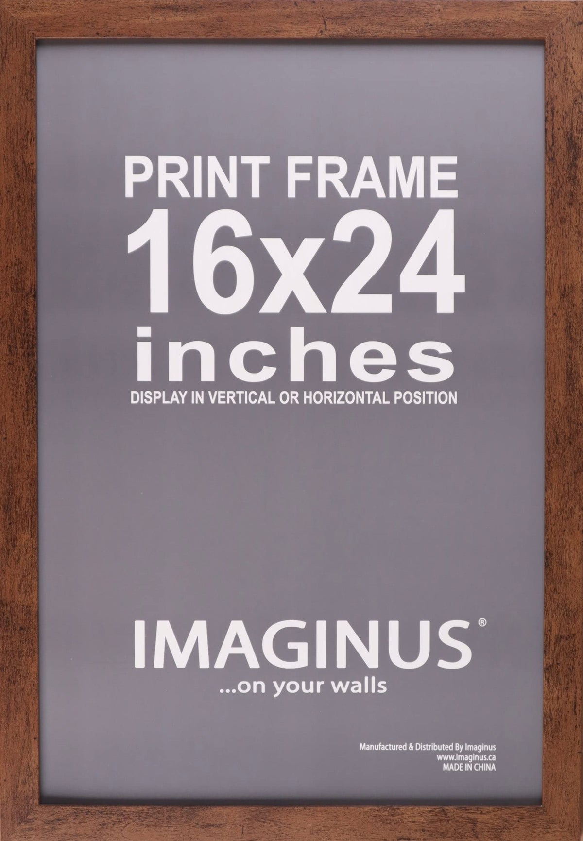 Imaginus 16x24 Inch Rustic Oak MDF Wood Picture Frame