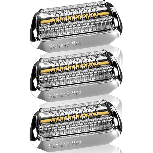 94M Series 9 Pro Electric Shaver Replacement Head for Braun Series 9 Pro and Series 9 Replacement Head for Electric Razors 9290cc, 9291cc, 9370cc, 9376cc, 9293s, 9260s, 9295cc, 9385cc (94M/3pcs)