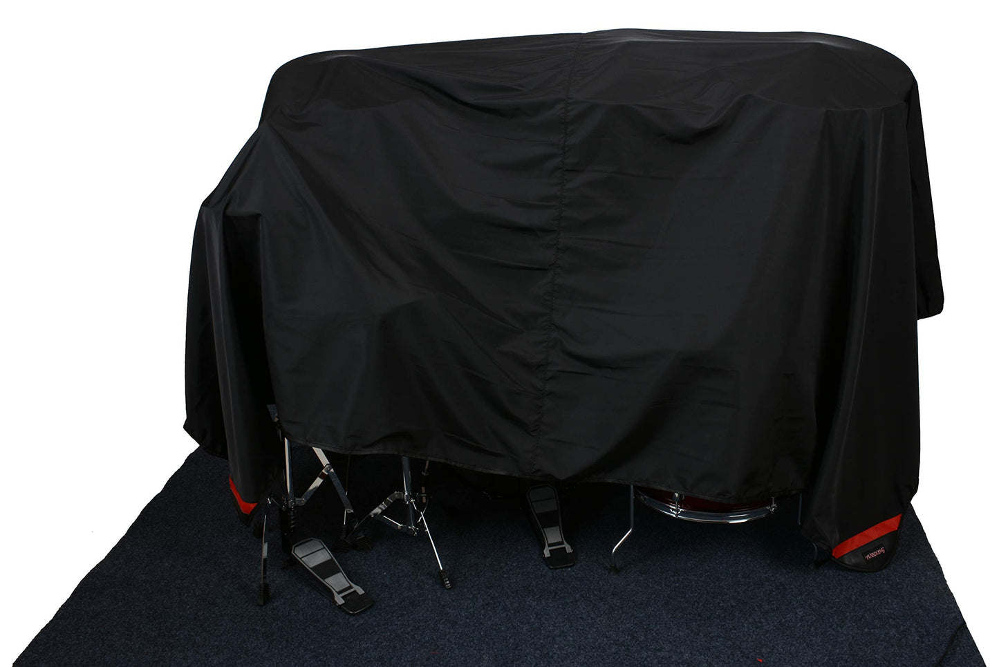 Drum Set Dust Cover Water-Resistant Fabric Cover With Sewn-in Weighted Corners, 80 x 108 Inch