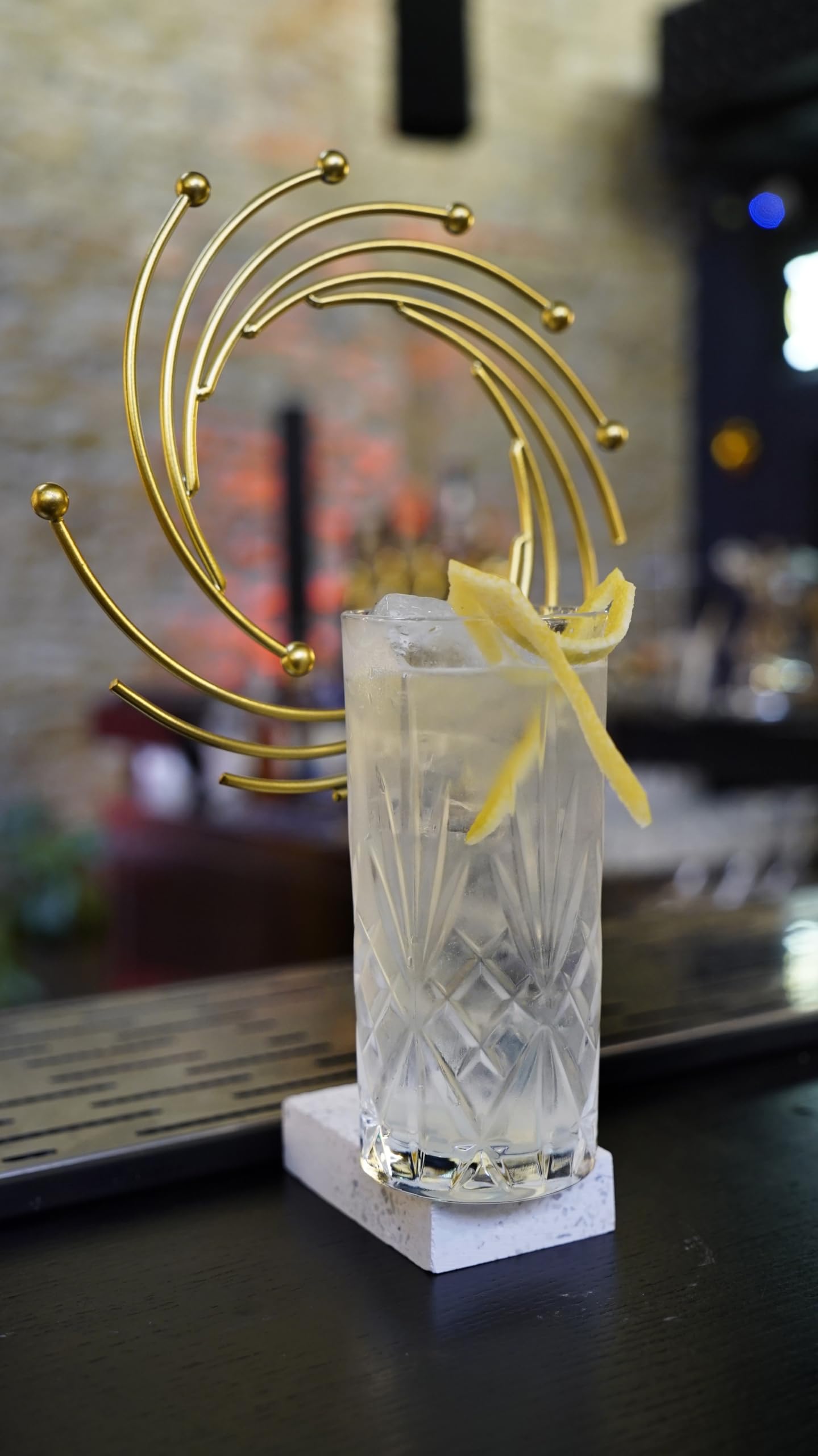Lorren Home Trends Crystal Melodia Collection High Ball Glass Set 6 Count (Pack of 1)
