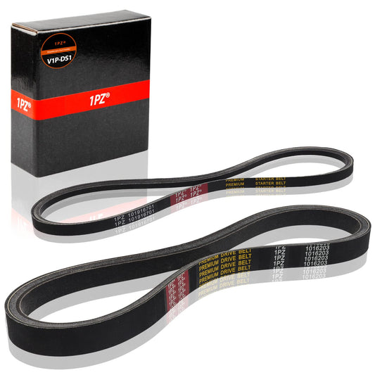 1PZ V1P-DS1 Clutch Starter Generator Belt & Drive Belt kit Replacement for Club Car DS 1997-Up & Precedent 2004-Up Golf Cart 1016203 101916701