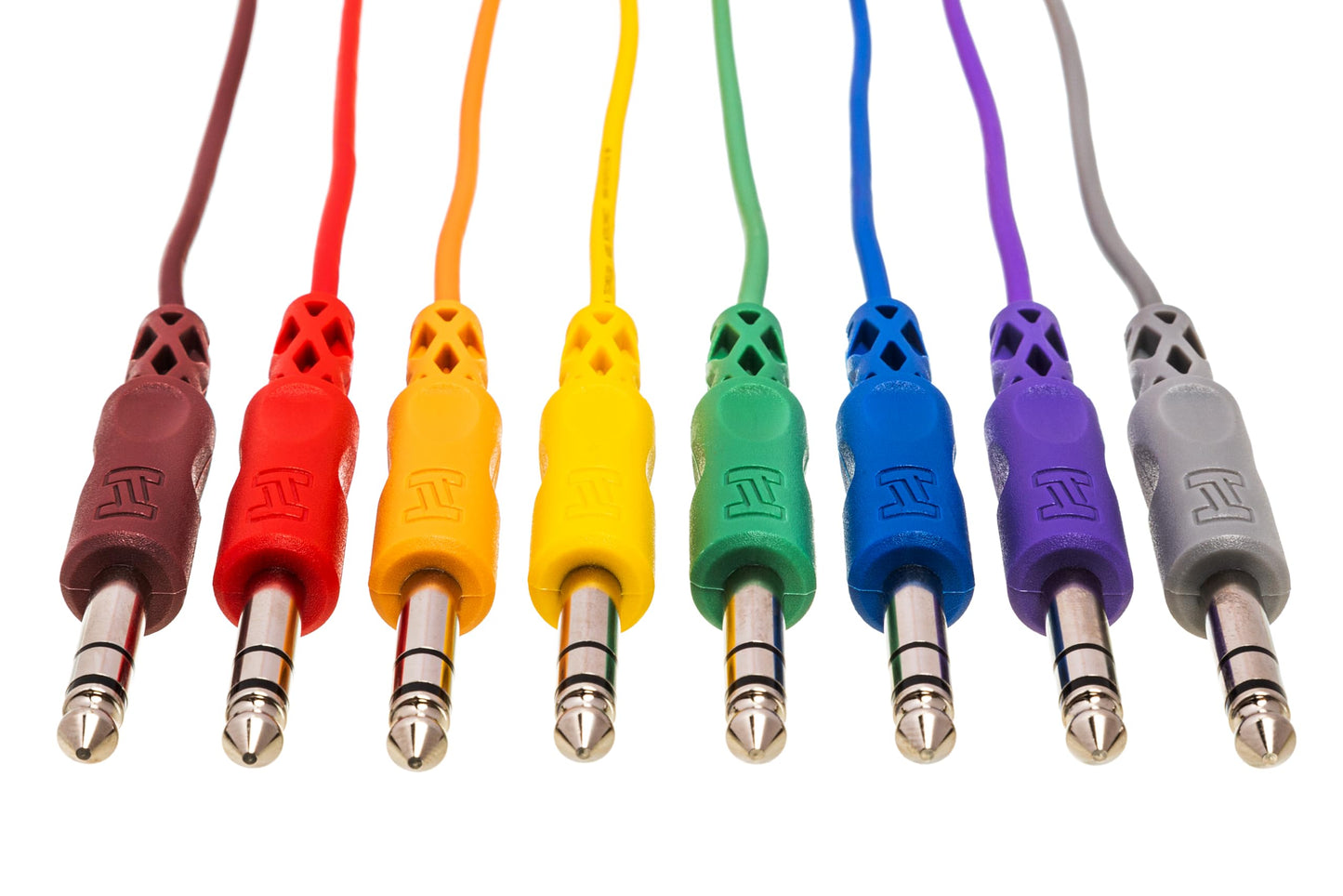 Hosa CSS-830 1/4 inch TRS to 1/4 inch TRS Balanced Patch Cables, 1 ft