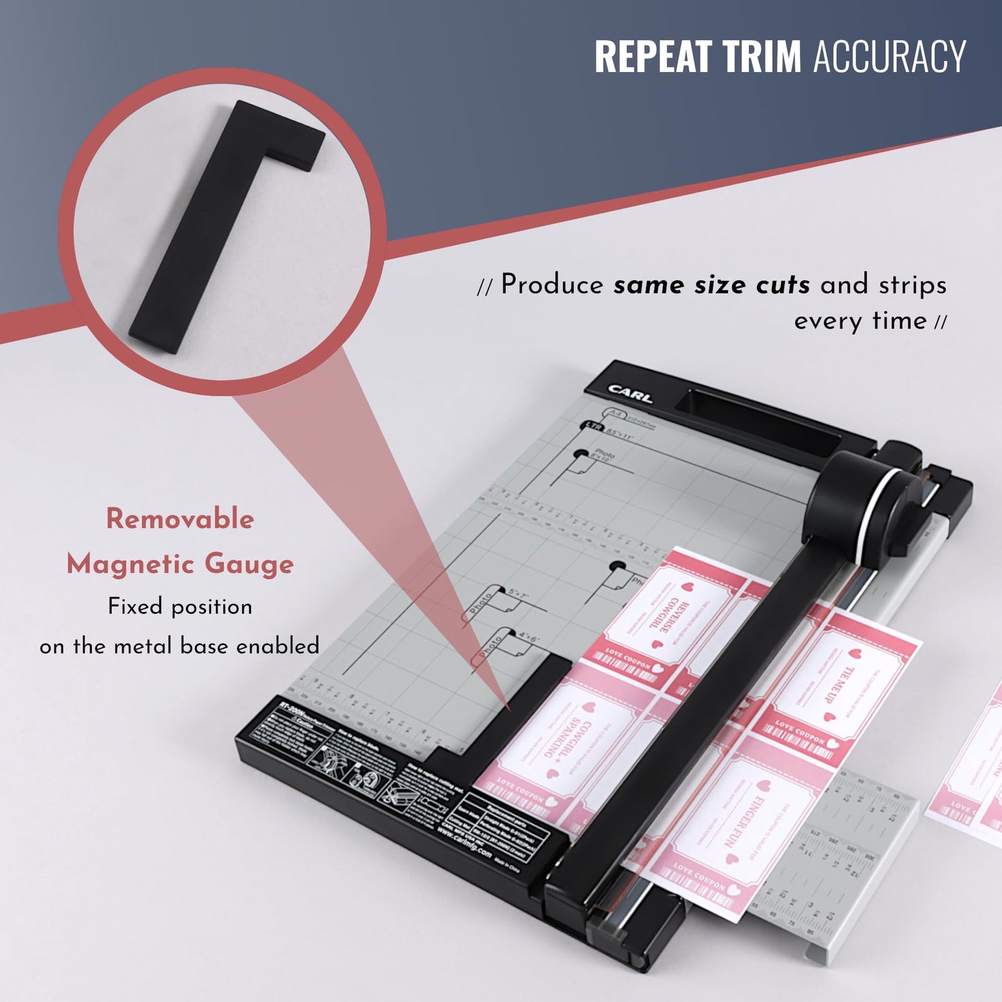 Carl Brands RT-200N Professional Rotary Trimmer, 12-Inch