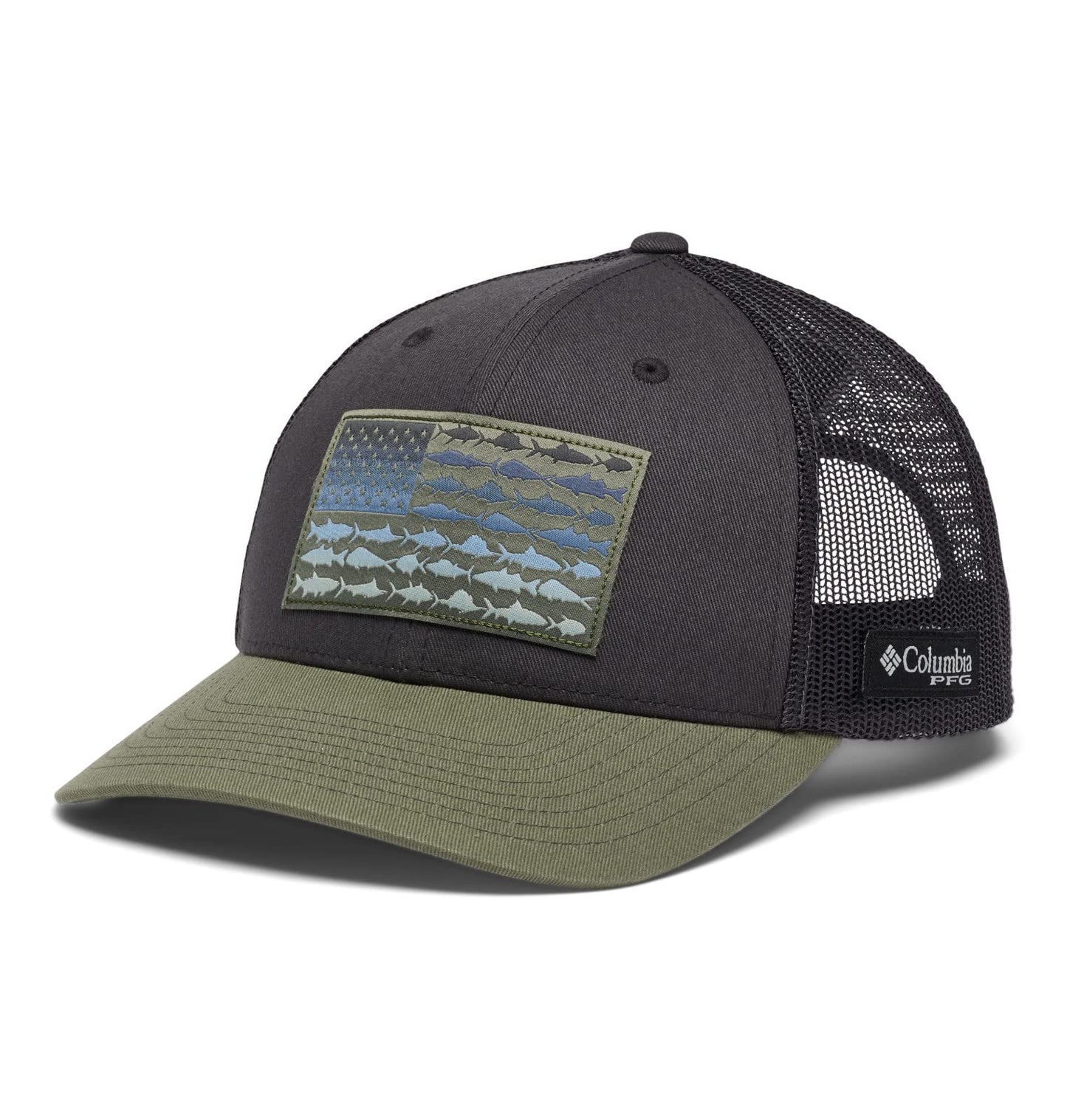 Columbia Unisex Mesh Snap Back Closure, Shark/Cypress, One Size