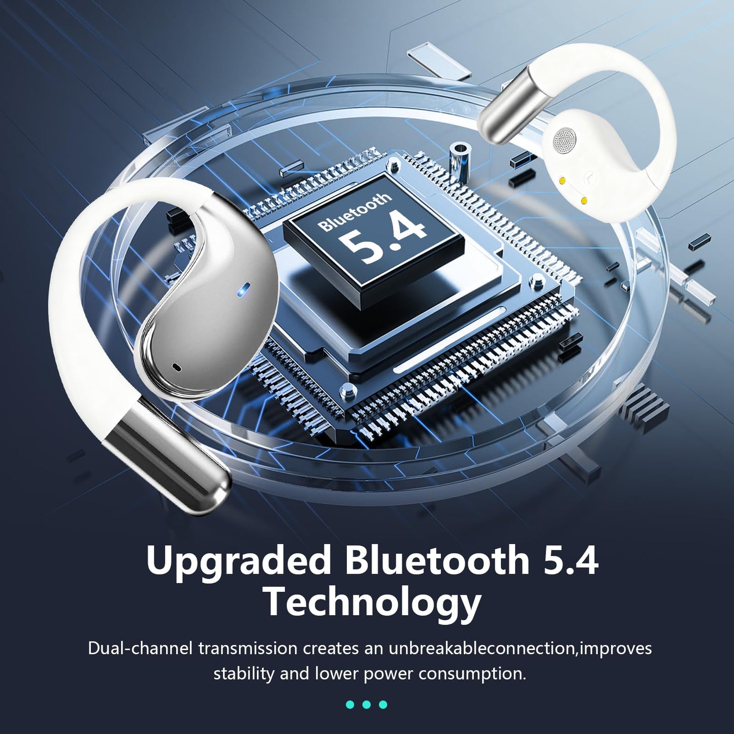 AI Language Translation Earbuds, Real-Time Translator for 164 Foreign Languages & Accents Includes Free Subscription Translation Device Earphones for Travel Business Learning, White