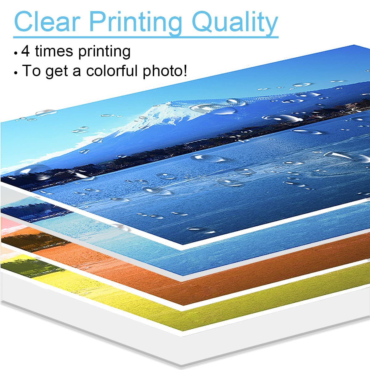 Replacement Selphy CP1300 Paper and Ink, KP-108IN 4x6 Inch Photo Paper for Selphy CP1300 CP1200 CP1000 CP910 CP900 CP800 CP790 Photo Printers, 108 Sheets Photo Paper Set and 3 Color Cartridges