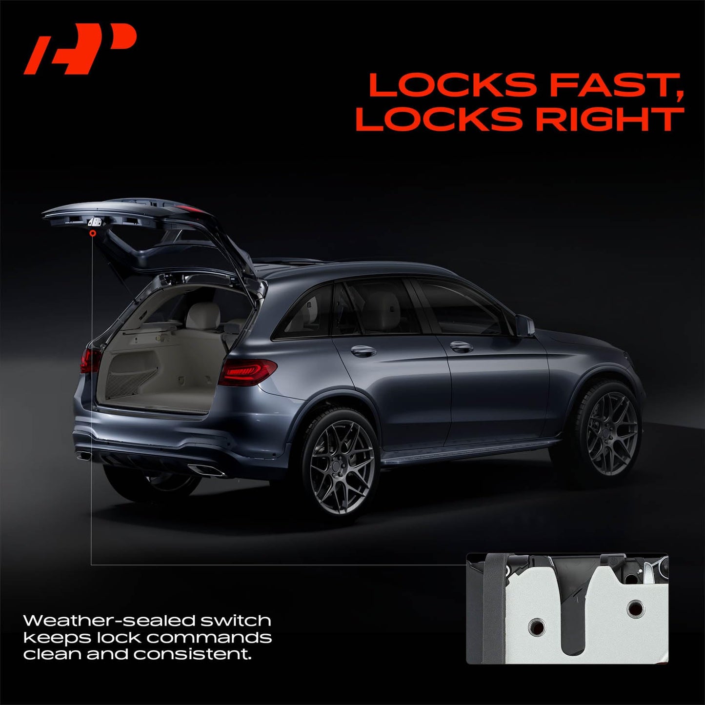 A-Premium Tailgate Rear Door Lock Latch Actuator Compatible with Chevrolet Trailblazer EXT & Buick Rainier & GMC Envoy XL XUV & Isuzu Ascender & Oldsmobile Bravada & Saab 9-7x, Trunk Latch # 15110511