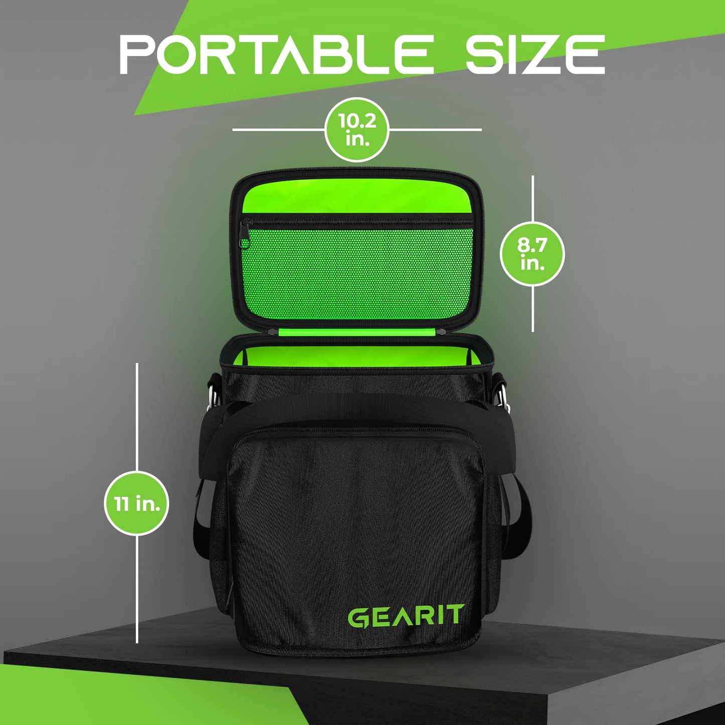 GEARit Padded Softcase for 8 Microphones and Accessories (mics not Included)