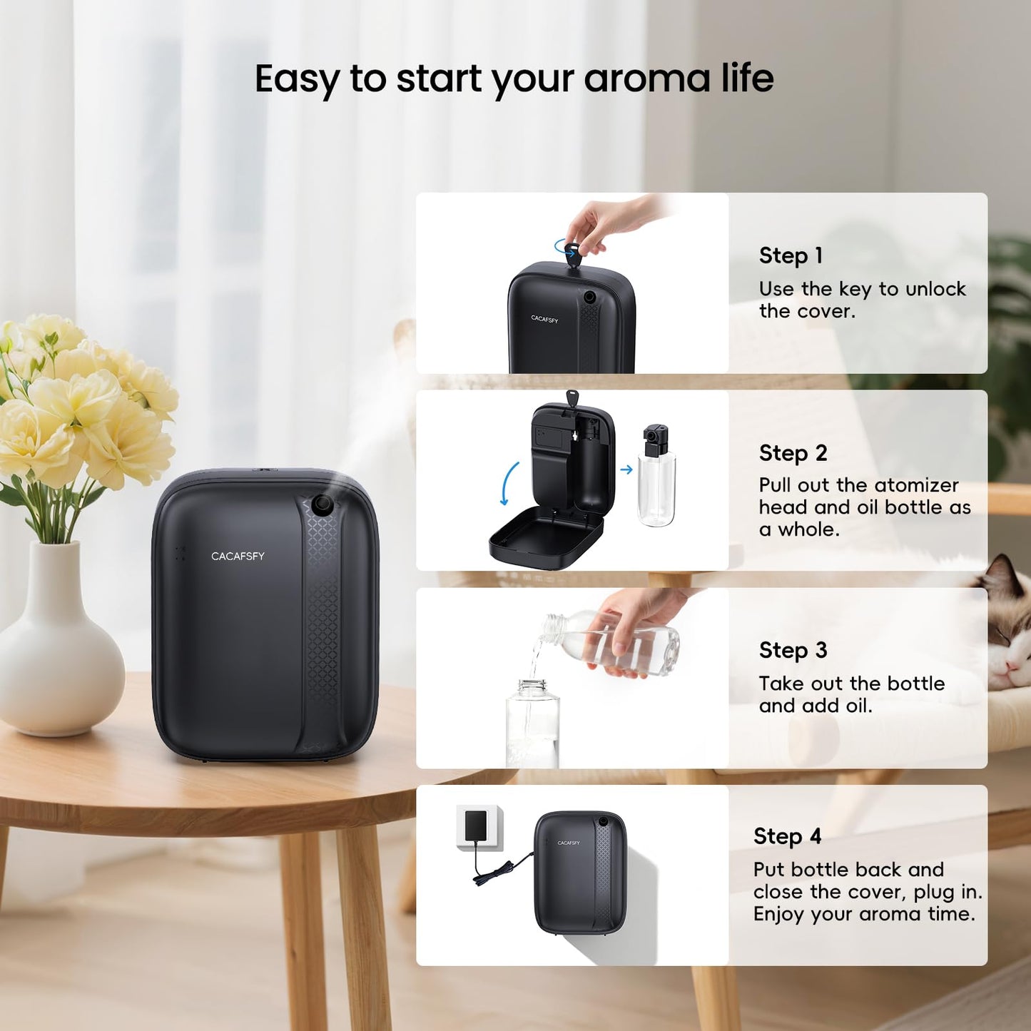 Smart Scent Diffuser for Large Room