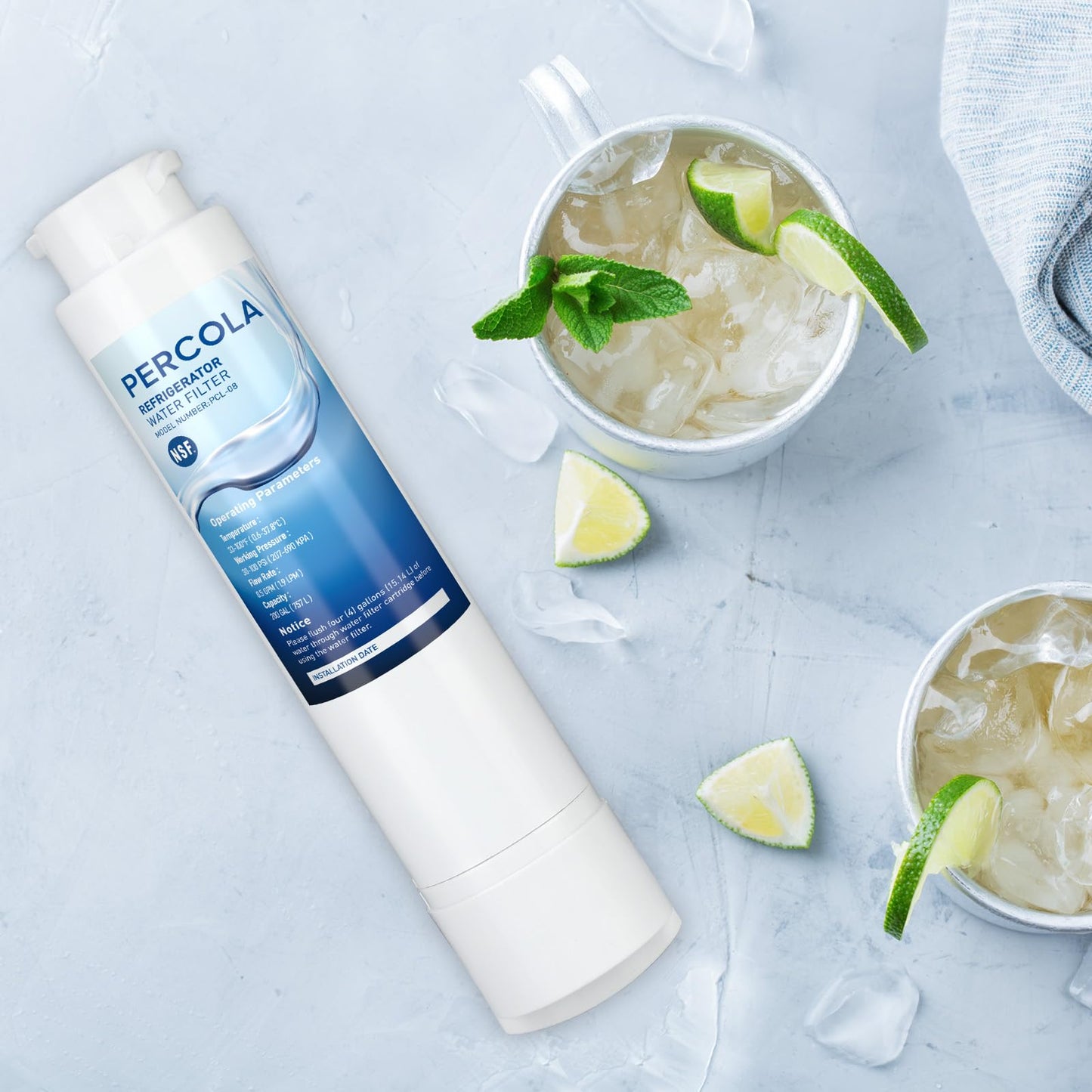 Top Pure Refrigerator Water Filter Compatible with Frigidaire EPTWFU01 Puresource Ultra II, FPBC2277RF FPBG2277RF FGHB2868TP FFHD2250TD (3 Pack)
