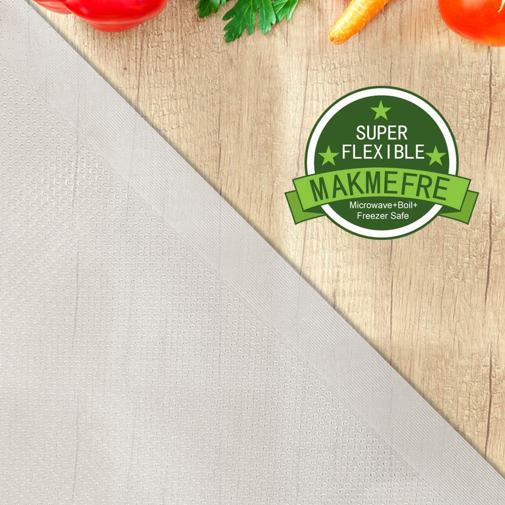 MakMeFre 200 Gallon Size11x16 Inch Vacuum Sealer Bags with BPA Free and Heavy Duty, Vacuum Seal Food Sealer Bags,Great for Food Storage Vaccume Sealer PreCut Bag