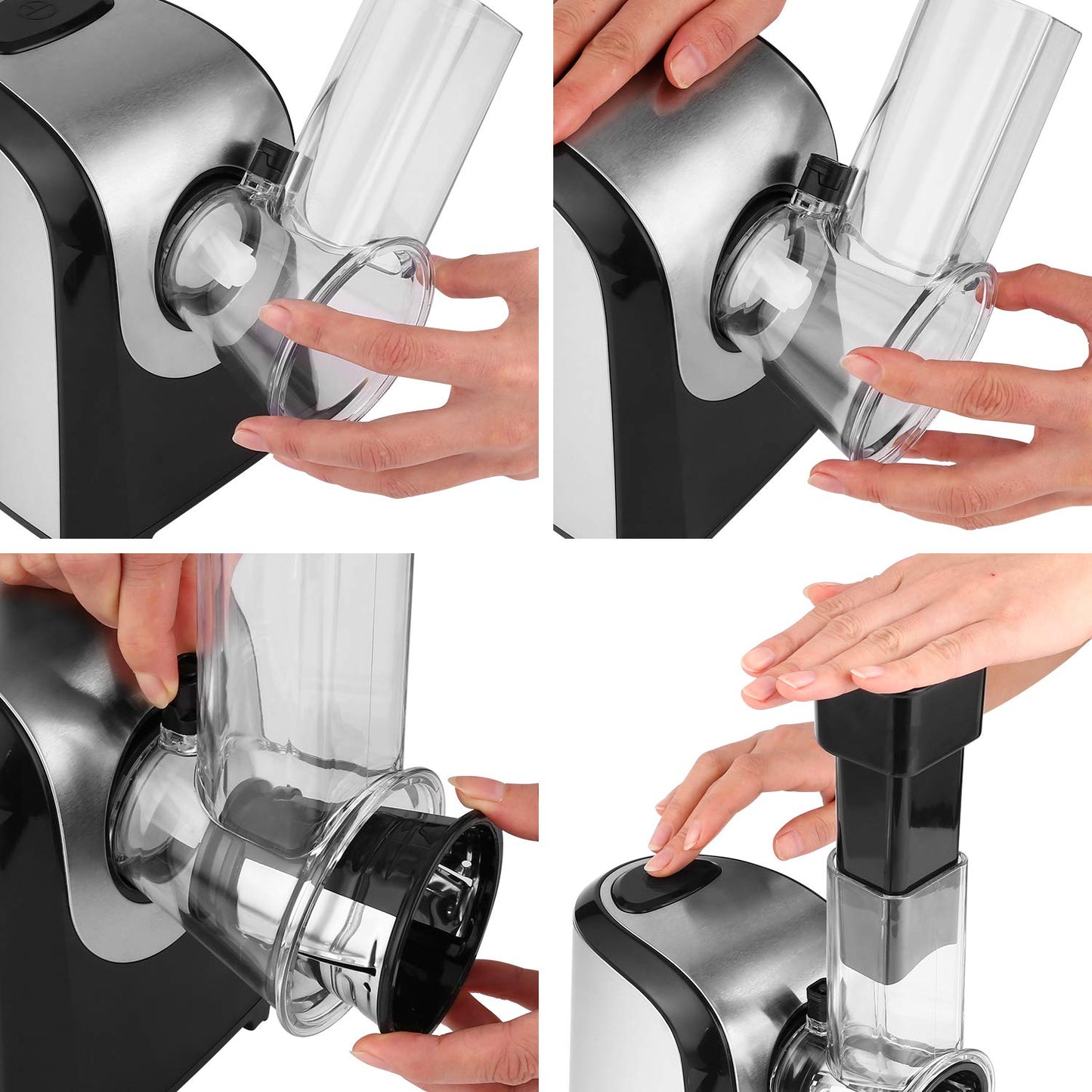 Professional Salad Maker, Electric Slicer Shredder/Graters/Chopper for Cheese, Carrot, Potato, Cucumbers