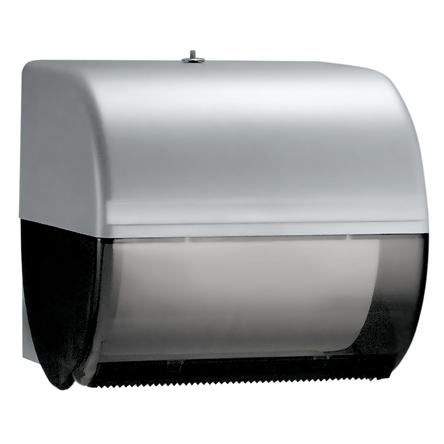 Kimberly-Clark Professional Omni Manual Hard Roll Paper Towel Dispenser (09746), Black, Universal 1.5" Core Compatible, Wall Mounted, Space-Saving Design, for Commercial Hand Towels (Qty 1)