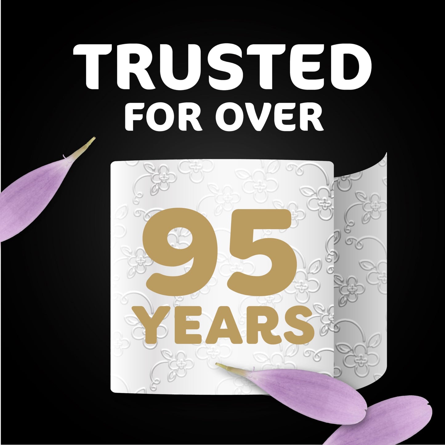 Purex UltraLuxe Luxuriously Soft & Thick Toilet Paper, 4 Packs of 6 Triple Rolls = 72 Single Rolls