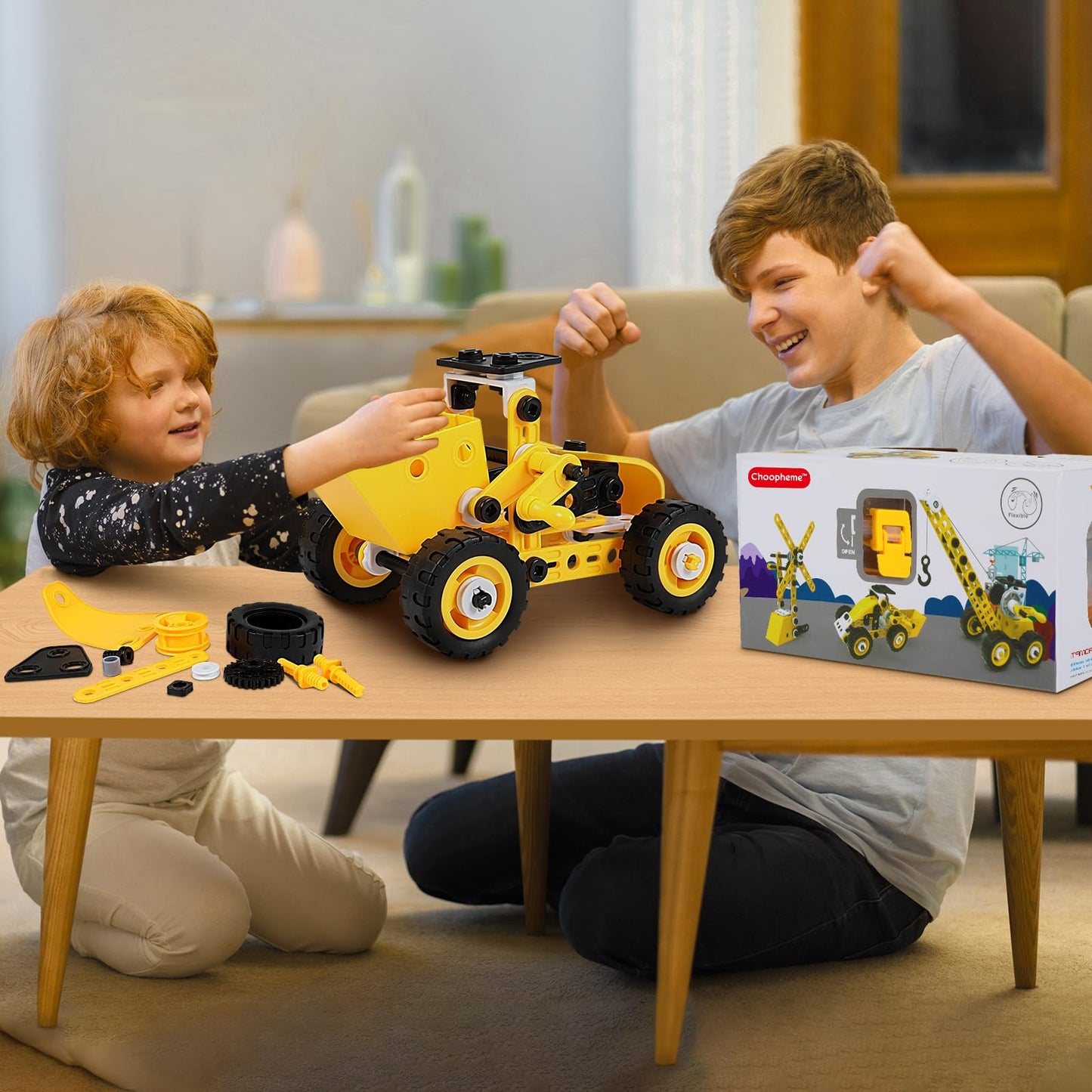 10 in 1 Stem Toys for 5 6 7 8 9+ Year Old Building Block Kit Stem Activities Projects Boy Toys Age 4-8 5-7 6-8 8-10 Creative Set Educational Engineering Excavator Construction Christmas Birthday Gift