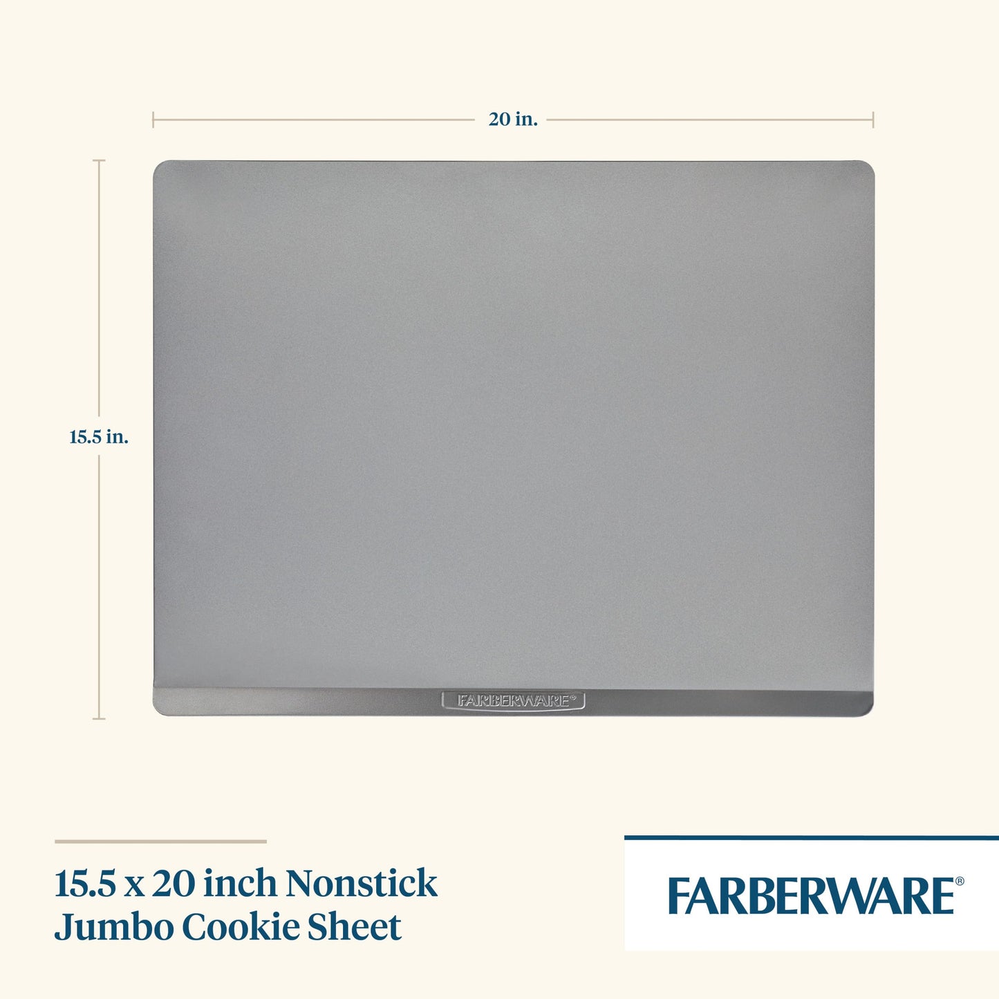 Farberware Insulated Bakeware 15.5-Inch x 20-Inch Jumbo Cookie Sheet