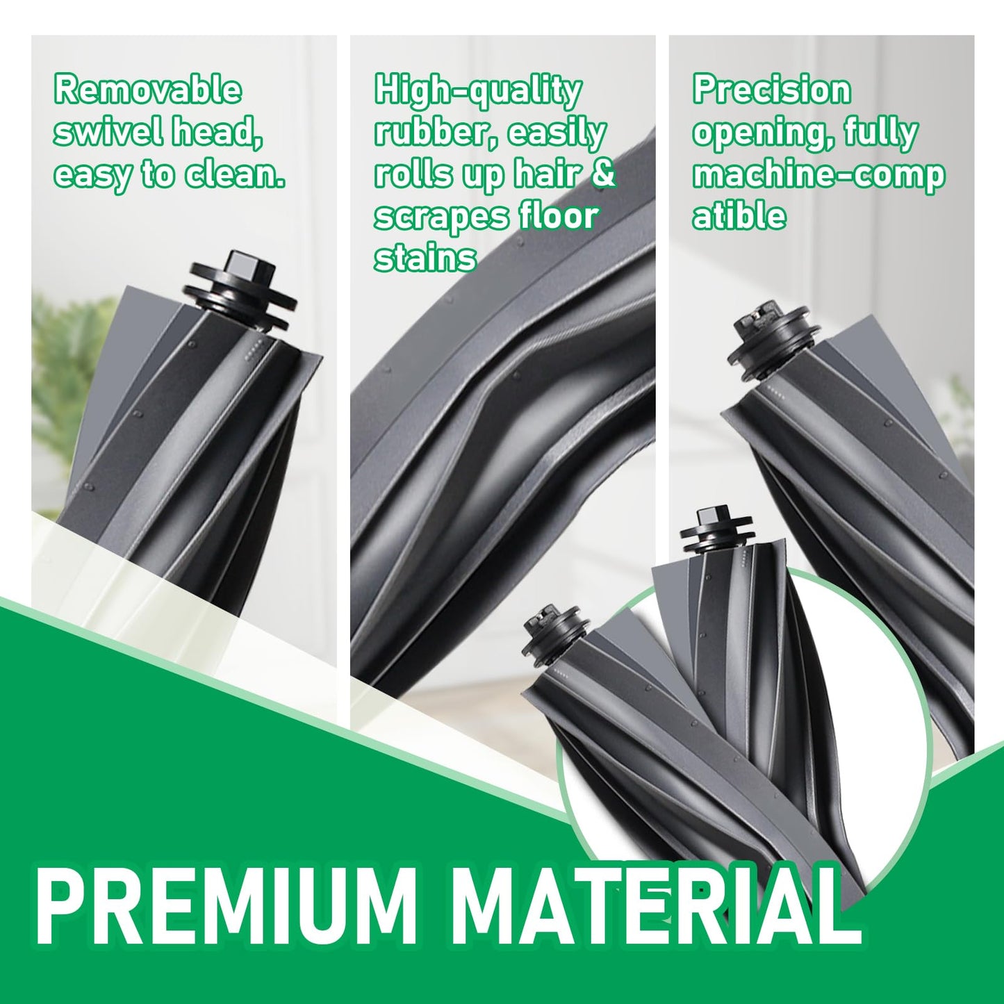 Klypticfit 24 Pcs Replacement Parts Compatible with Dreame L10s Ultra Gen 2/L10s Pro Ultra Heat/X30 Ultra/L40s Ultra AE/L40s Ultra CE and Replacement Compatible with Mova E30 Ultra Robot Vacuum