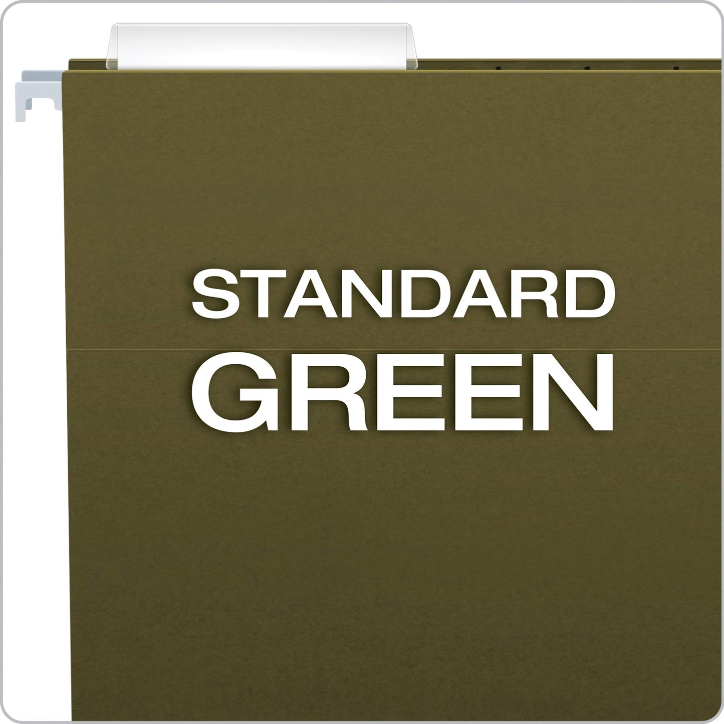 Pendaflex Essentials Hanging Folders, 25 Per Box, 1/3 Cut, Legal, Green (81621)