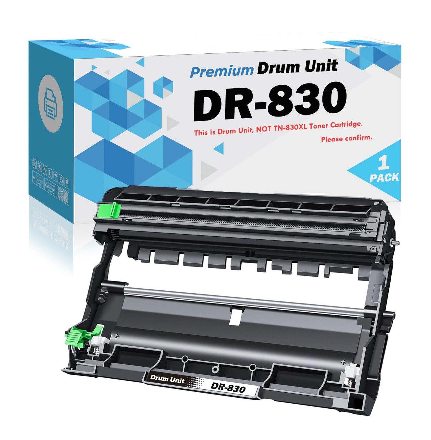 ULTMAX® dr830 Compatible Replacement for Brother DR-830 Drum Unit DR830 830 Work with TN-830XL tn830 Toner Cartridge HL-L2405W HL-L2460DW DCP-L2640DW MFC-L2820DW (1 Drum)