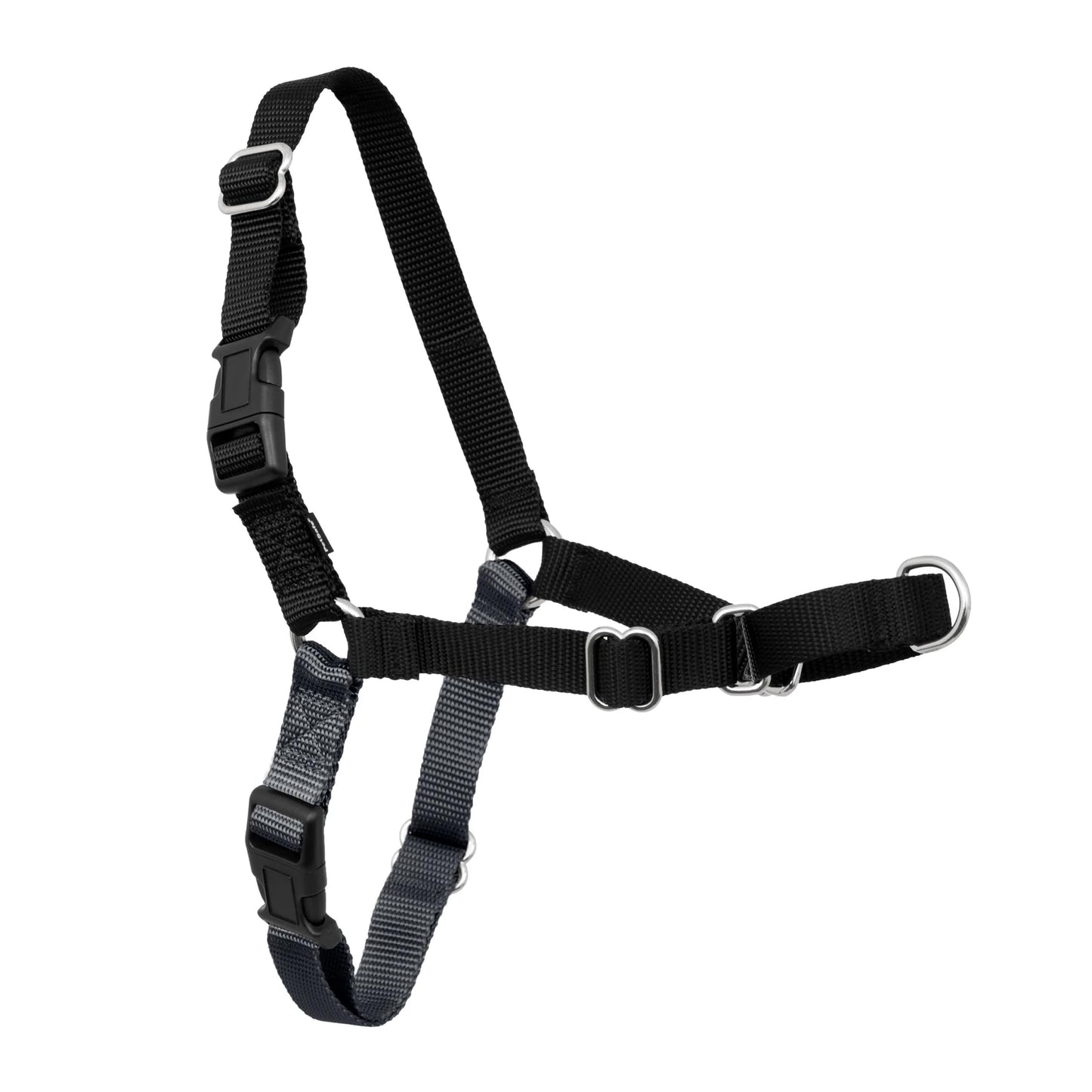 PetSafe Easy Walk No-Pull Dog Harness - The Ultimate Harness to Help Stop Pulling - Take Control & Teach Better Leash Manners - Helps Prevent Pets Pulling on Walks - Large, Charcoal/Black