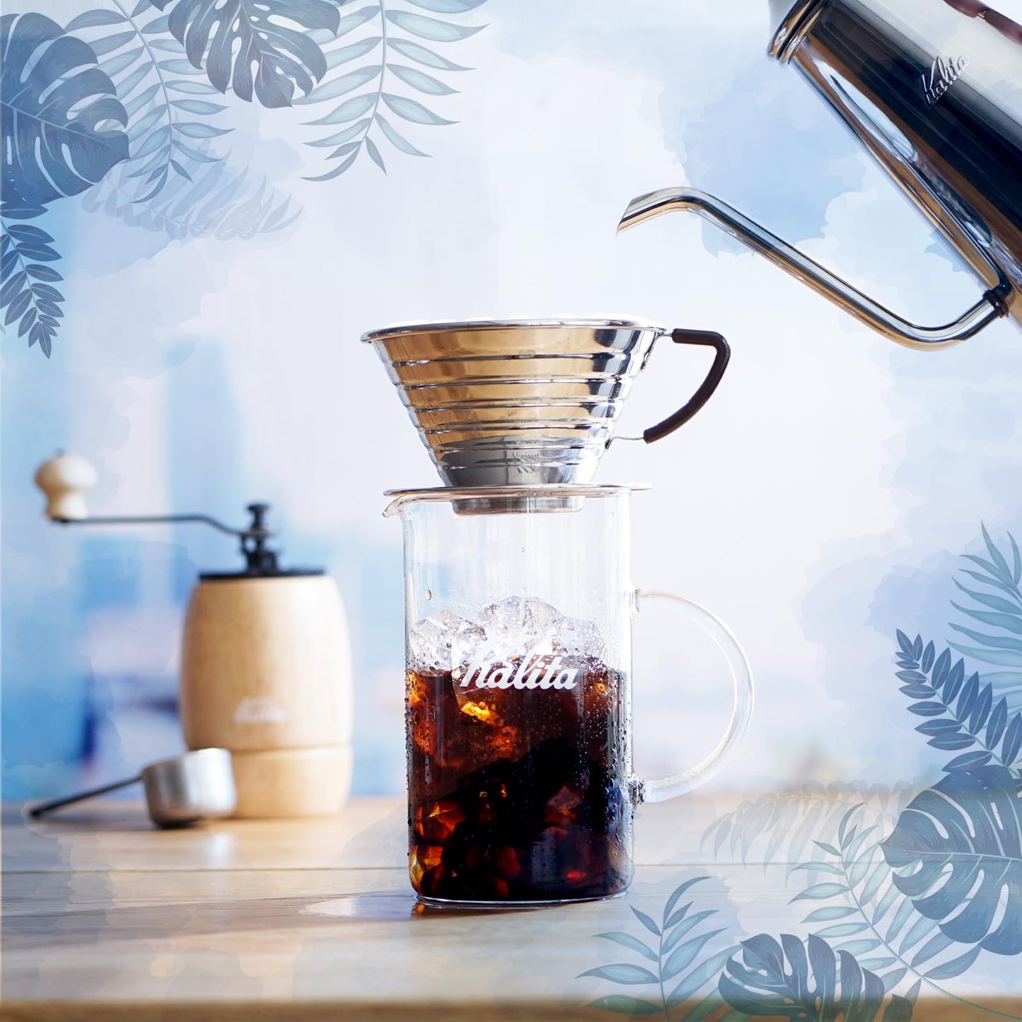 Kalita Wave Series Wave Dripper 155 [For 1 to 2 People] #04151,brown (bronze)